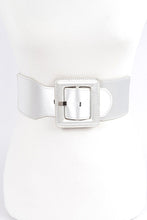 Load image into Gallery viewer, Satin Metallic Elastic Fashion Wide Belt
