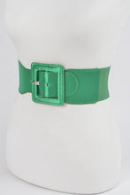 Load image into Gallery viewer, Satin Metallic Elastic Fashion Wide Belt
