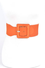 Load image into Gallery viewer, Satin Metallic Elastic Fashion Wide Belt
