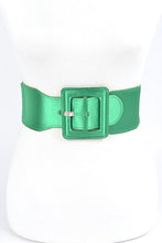 Load image into Gallery viewer, Satin Metallic Elastic Fashion Wide Belt
