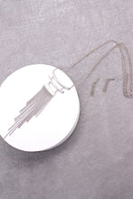 Load image into Gallery viewer, METAL TASSEL DROP NECKLACE
