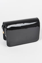 Load image into Gallery viewer, Patent Finish Iconic Camera Crossbody Bag
