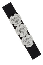 Load image into Gallery viewer, Flower Buckle Elastic Straw Belt
