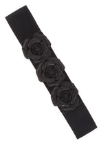 Load image into Gallery viewer, Flower Buckle Elastic Straw Belt

