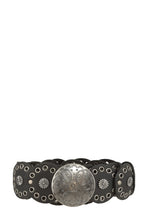 Load image into Gallery viewer, Studded Disc Faux Leather Belt
