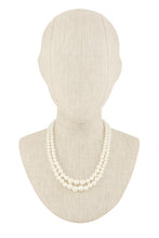 Load image into Gallery viewer, Pearl Beaded Layered Necklace Set
