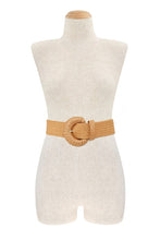 Load image into Gallery viewer, Round Buckle Elastic Fashion Belt
