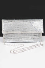 Load image into Gallery viewer, Rhinestone Iconic Envelope Clutch
