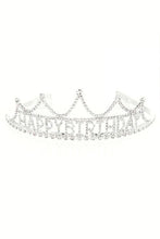 Load image into Gallery viewer, Crystal Birthday Tiara

