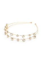 Load image into Gallery viewer, Crystal Iconic Double Row Headband

