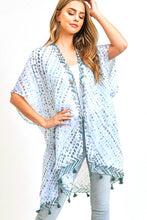 Load image into Gallery viewer, Fringe Tassel Light Weight Kimono Cardigan
