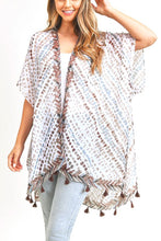 Load image into Gallery viewer, Fringe Tassel Light Weight Kimono Cardigan
