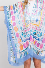 Load image into Gallery viewer, Geo Print Light Weight Kimono Cardigan
