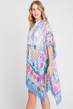 Load image into Gallery viewer, Geo Print Light Weight Kimono Cardigan
