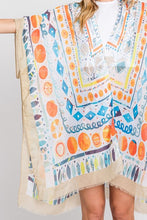 Load image into Gallery viewer, Geo Print Light Weight Kimono Cardigan
