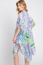 Load image into Gallery viewer, Tropical Leafs Light Weight Kimono Cardigan
