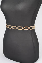 Load image into Gallery viewer, Textured Chain Link Fashion Chain Belt
