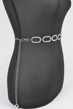 Load image into Gallery viewer, Textured Chain Link Fashion Chain Belt
