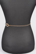 Load image into Gallery viewer, Textured Chain Link Fashion Chain Belt
