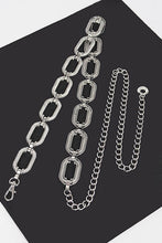 Load image into Gallery viewer, Textured Chain Link Fashion Chain Belt
