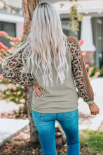 Load image into Gallery viewer, Womens / Teen Girls - Tea &amp; Muesli Leopard Pattern - Waffle Knit Long Sleeve Top - Only Sizes S, M, XL Left
