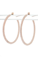 Load image into Gallery viewer, 55mm Textured Iconic Hoop Earrings
