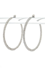 Load image into Gallery viewer, 55mm Textured Iconic Hoop Earrings
