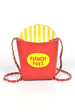 Load image into Gallery viewer, French Fries Crossbody Swing Clutch
