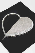 Load image into Gallery viewer, Heart Shape Rhinestone Handle Iconic Clutch
