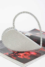 Load image into Gallery viewer, Heart Shape Rhinestone Handle Iconic Clutch
