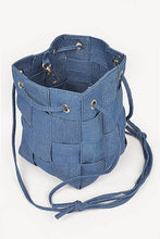 Load image into Gallery viewer, Weaved Denim Crossbody Bag
