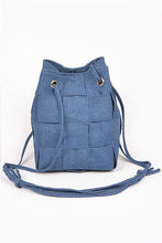 Load image into Gallery viewer, Weaved Denim Crossbody Bag
