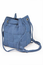 Load image into Gallery viewer, Weaved Denim Crossbody Bag
