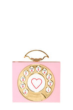 Load image into Gallery viewer, Telephone Dial Hard Case Clutch Bag
