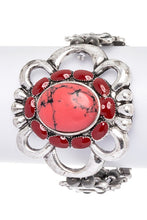 Load image into Gallery viewer, Stone Flower Western Bracelet
