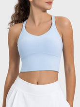 Load image into Gallery viewer, Crisscross Round Neck Active Tank
