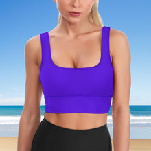 Load image into Gallery viewer, Ti Amo I love you - Exclusive Brand - Dark Purple - Comfortable Yoga Vest Top
