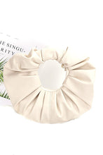 Load image into Gallery viewer, Pleated Circle Faux Leather Circle Clutch
