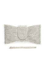 Load image into Gallery viewer, Rhinestone Bowtie Iconic Clutch Bag
