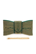 Load image into Gallery viewer, Rhinestone Bowtie Iconic Clutch Bag
