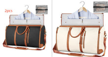 Load image into Gallery viewer, Womens Large Capacity Travel Duffle Bag  Folding Suit Bag Waterproof Clothes Handbag Totes
