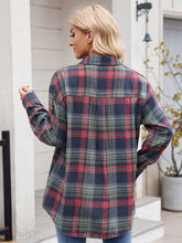 Load image into Gallery viewer, Mandy Plaid Button Up Long Sleeve Shirt
