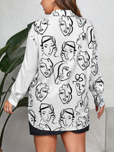 Load image into Gallery viewer, Plus Size Printed Longline Shirt
