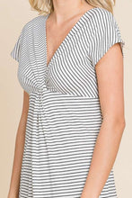 Load image into Gallery viewer, Culture Code Full Size Striped Twisted Detail Dress
