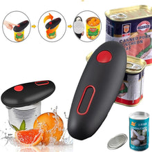 Load image into Gallery viewer, Electric Can Opener Automatic Jar Bottle Can Machine One Touch Portable Kitchen Hand Free Opening Opener Tool Gadgets
