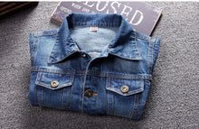 Load image into Gallery viewer, Toddler / Kids - Boys / Girls -  Ripped Denim Jacket
