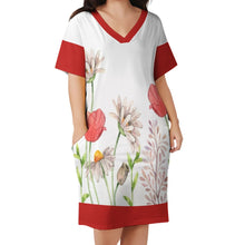 Load image into Gallery viewer, Ti Amo I love you - Exclusive Brand - Knee Length - Loose Pocket Dress - Size S-5XL
