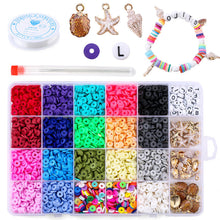 Load image into Gallery viewer, 26/24 /15/10 Multi-Colored Soft Pottery Beads -  Boxed Colorful Jewelry Accessories Ti Amo I love you
