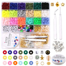 Load image into Gallery viewer, 26/24 /15/10 Multi-Colored Soft Pottery Beads -  Boxed Colorful Jewelry Accessories Ti Amo I love you
