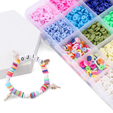 Load image into Gallery viewer, 26/24 /15/10 Multi-Colored Soft Pottery Beads -  Boxed Colorful Jewelry Accessories Ti Amo I love you
